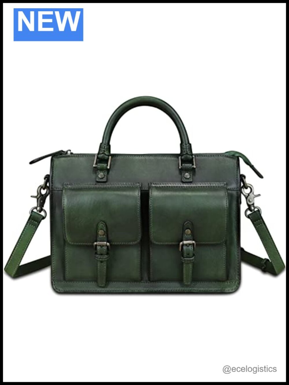 Genuine Leather Satchel Purse Women Vintage Handmade Top Handle Crossbody Bag